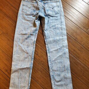 Levis Middy womens straight leg jeans 27 x 30